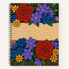 Rótulo do nome da flor