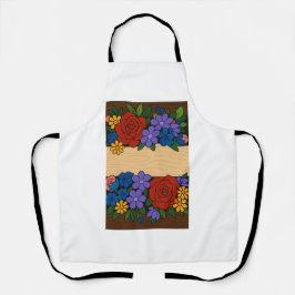 Rótulo do nome da flor