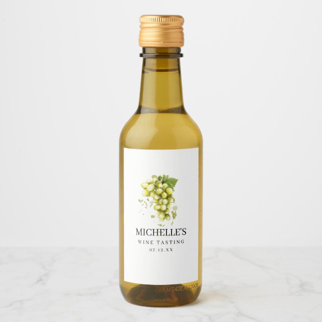 Rótulo do Provando de vinho de uvas brancas (Frente)