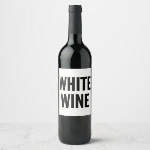 RÓTULO DO VINHO BRANCO GENÉRICO