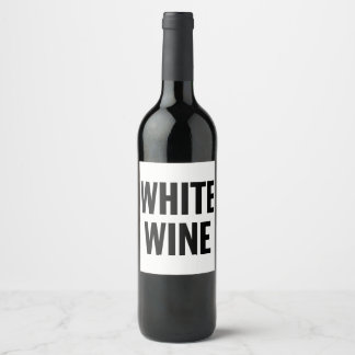 RÓTULO DO VINHO BRANCO GENÉRICO