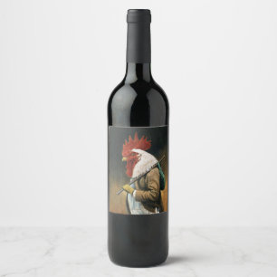 Rótulo do Vinho do Cockerel