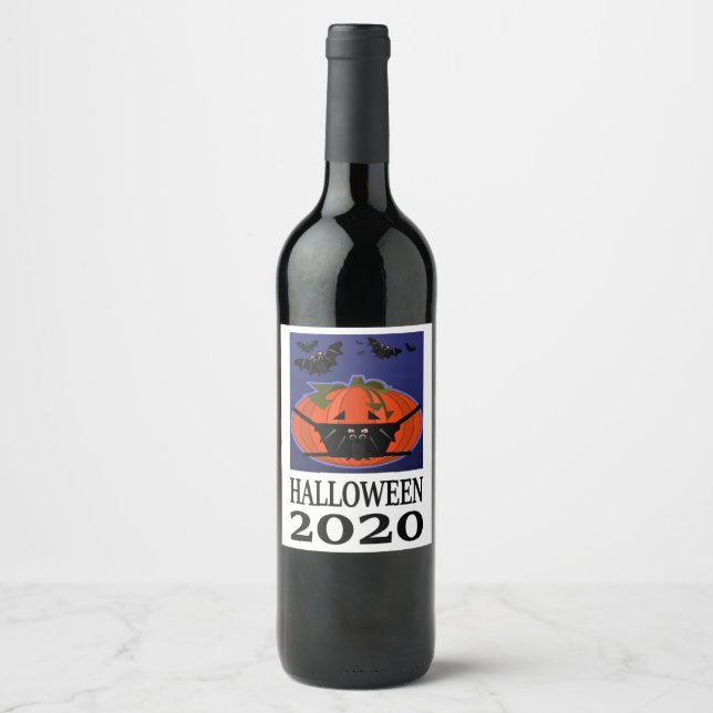 Rótulo do Vinho do Halloween 2020 (Frente)