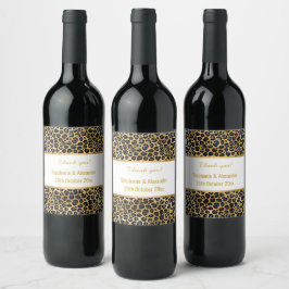 RÓTULO DO VINHO DOURADO LEOPARD 2