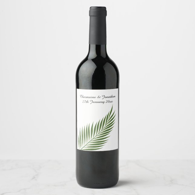 RÓTULO DO VINHO PERSONALIZÁVEL DE FERN VERDE (Frente)