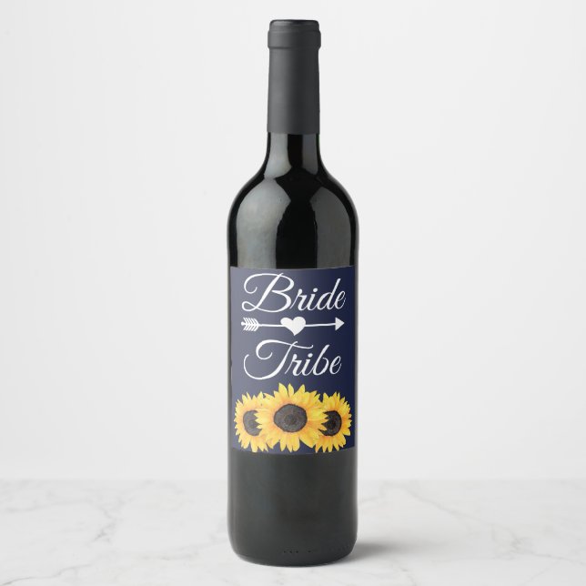 Rótulo do vinho | Tribo da Noiva Azul do País (Frente)