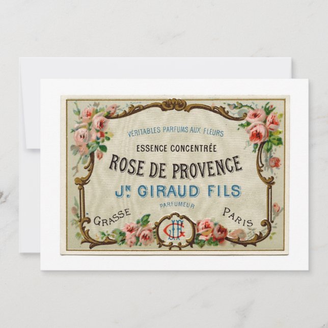 Rótulo Francês Vintage (Frente)