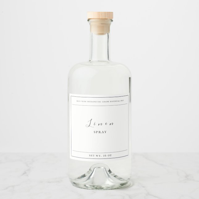 Rótulo Linen Spray (Frente)