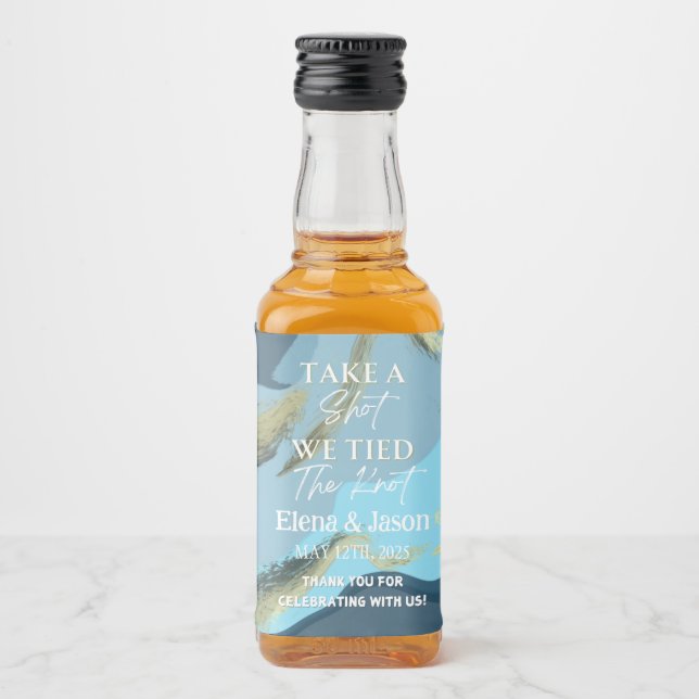 Rótulo Mini Whiskey - Rótulo do Líquido - Casament (Frente)