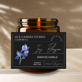 Rótulo Mínimo de Velas Iris Elegante