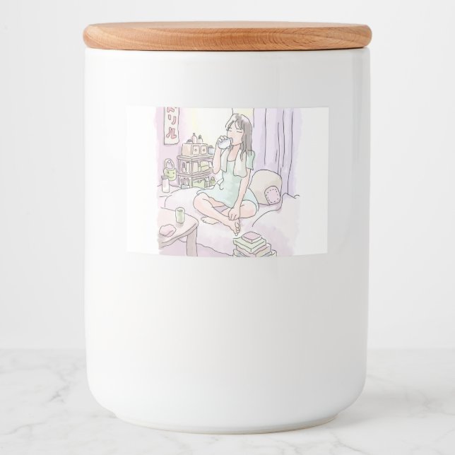 RÓTULO PARA COMIDA さにれなじ　ごくごく (Frente)