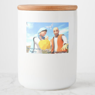 Rótulo Para Comida A Santa Família - Natividade