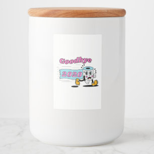 Rótulo Para Comida Adeus 2020 - Finalmente acabou