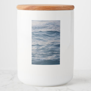 Rótulo Para Comida Aproximação de água do mar