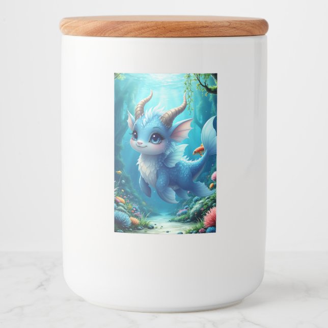 Rótulo Para Comida Aqualumi – Keeper of Coral Dreams.  (Frente)