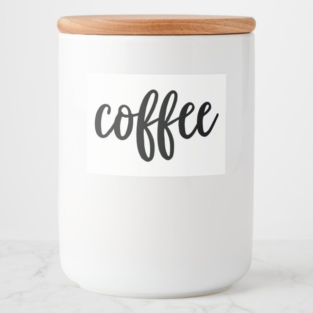 Rótulo Para Comida Armazenamento de Comidas Domésticos de Cozinha Cer (Frente)