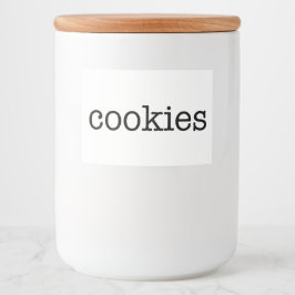 Rótulo Para Comida Armazenamento de Comidas Domésticos de Cozinha Cer