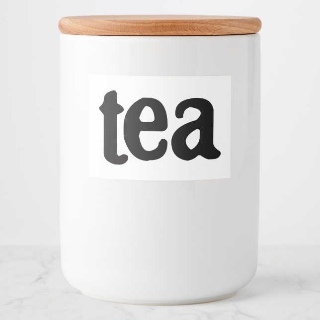 Rótulo Para Comida Armazenamento de Comidas Domésticos de Cozinha Cer (Frente)