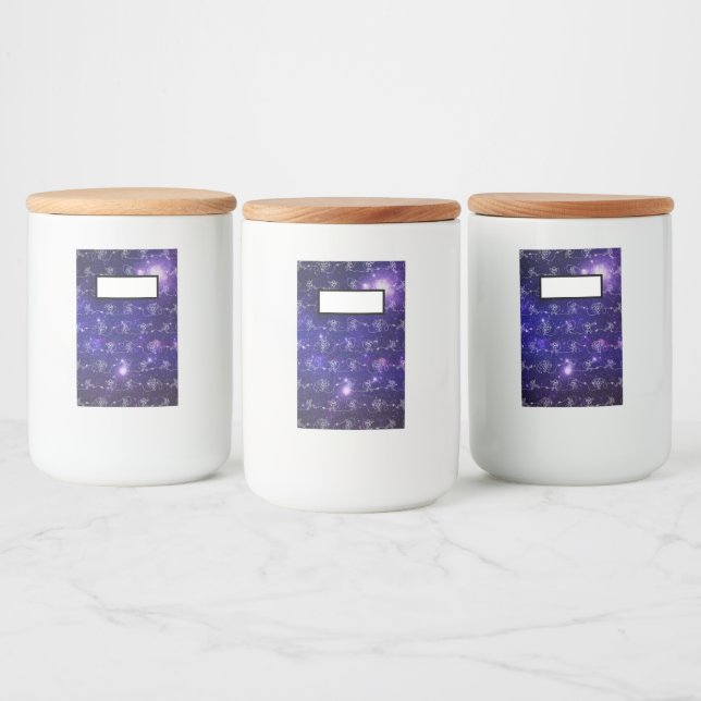 Rótulo Para Comida Astronauta (Garrafas)