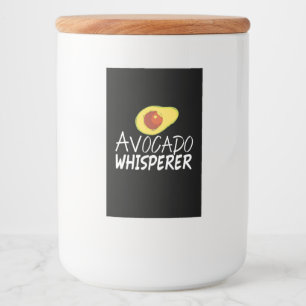 Rótulo Para Comida Avocado Whisperer
