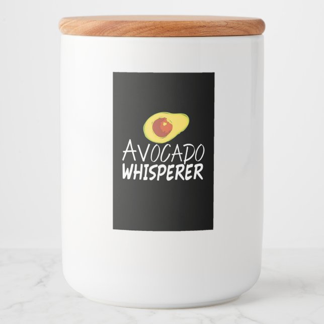 Rótulo Para Comida Avocado Whisperer (Frente)