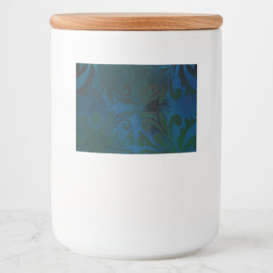 Rótulo Para Comida azul