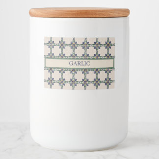 Rótulo Para Comida Azulejo Personalizado de Amalfi