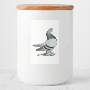 Rótulo Para Comida Bar Azul Berliner Tumbler Pigeon