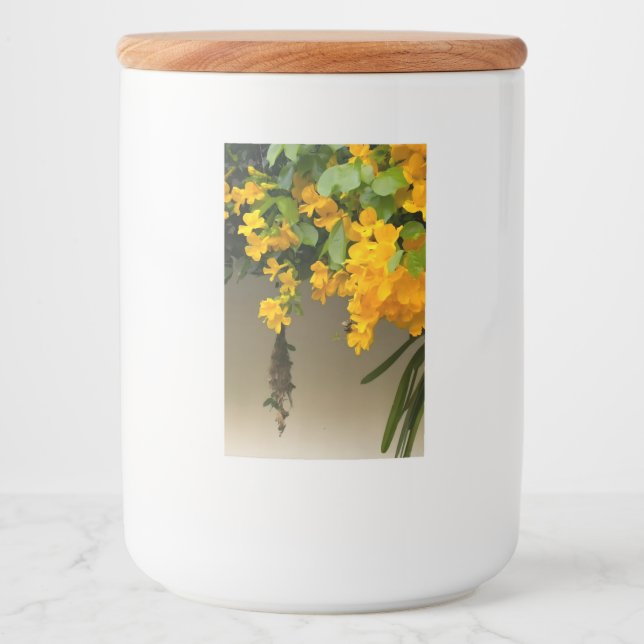 Rótulo Para Comida Beleza Flor de Ouro (Frente)