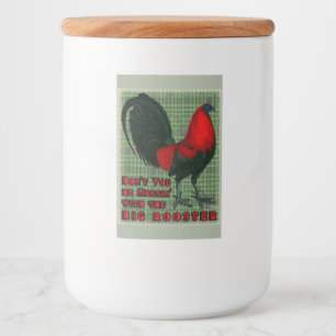 Rótulo Para Comida Big Red Rooster