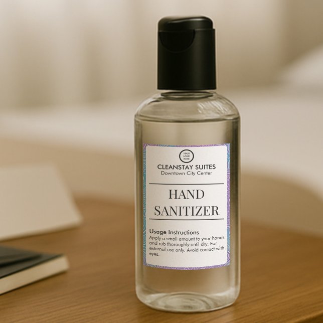 Rótulo Para Comida Brandable Hospitality Guest Hand Sanitizer (Criador carregado)
