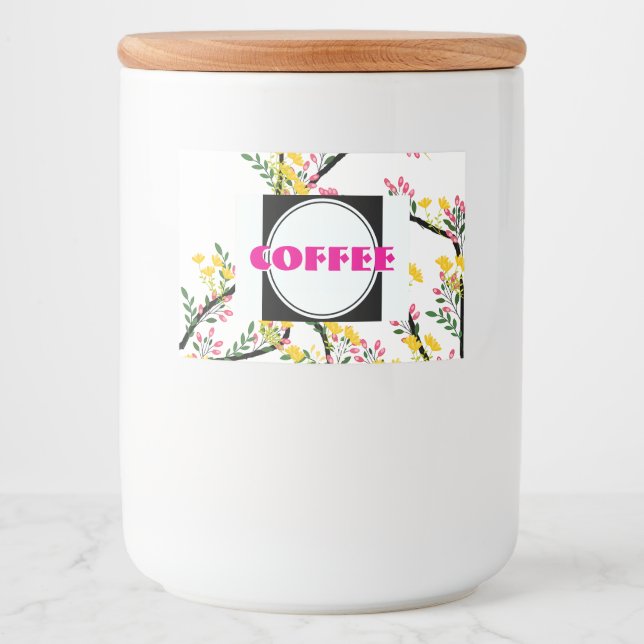 Rótulo Para Comida Café (Frente)