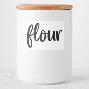 Rótulo Para Comida Caixas de cozinha cerâmica branca