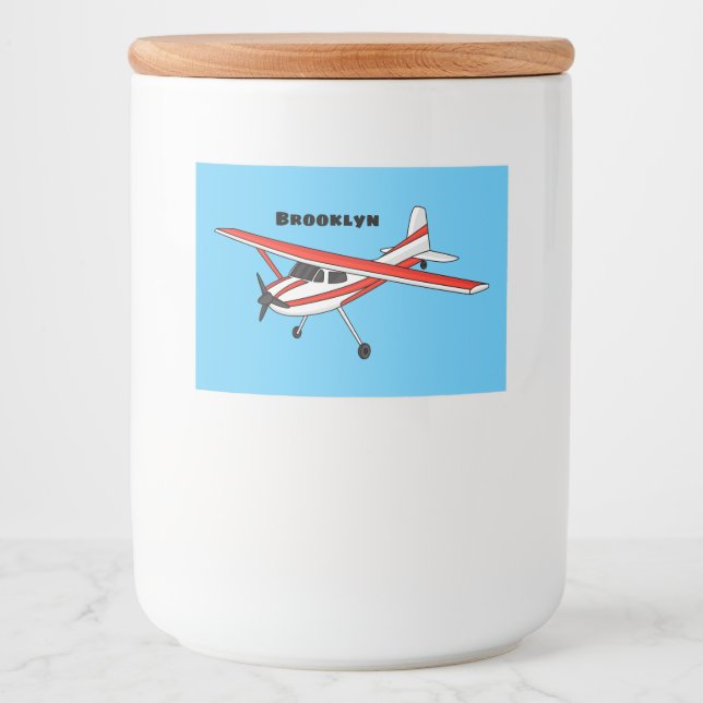 Rótulo Para Comida Cartografia da aeronave com relação de triciclo (Frente)