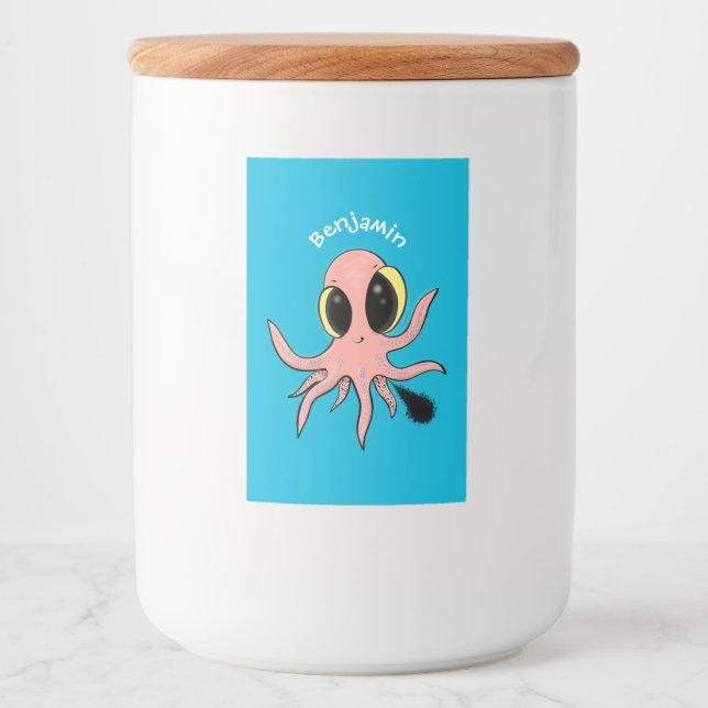 Rótulo Para Comida Cartografia de polvos de bebês, bonitos e baratos (Frente)