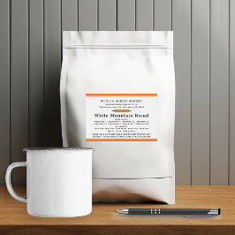 Rótulo Para Comida Casa de Bolos Cottage Law Ingredientes Alergênicos