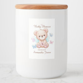 Rótulo Para Comida Chá de fraldas Personalizado