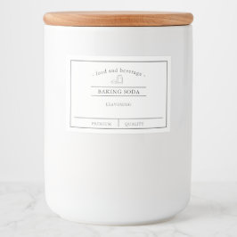 Rótulo Para Comida Comida