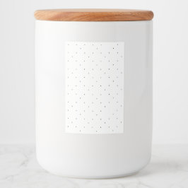 Rótulo Para Comida Conjunto de Pastas com Padrão de Triângulo Minimal