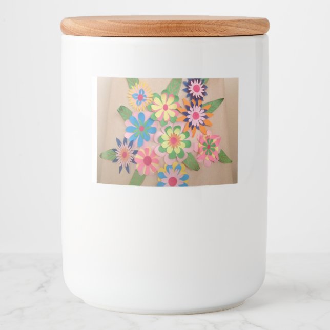 Rótulo Para Comida Corta-papéis (Frente)