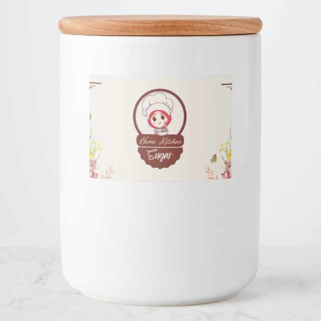 Rótulo Para Comida Cozinha de casa (Frente)