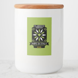Rótulo Para Comida Cozinha italiana