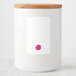 Rótulo Para Comida Crianças, passarinho fofo