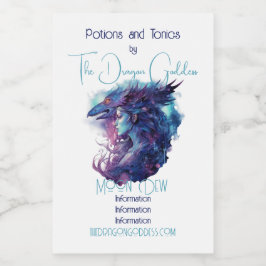 Rótulo Para Comida Crie a sua deusa do dragão