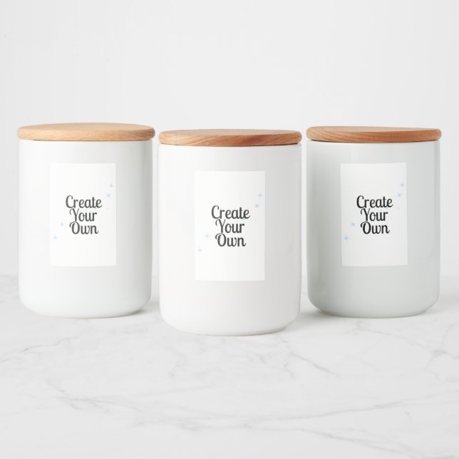 Rótulo Para Comida Crie o Seu Próprio (Garrafas)