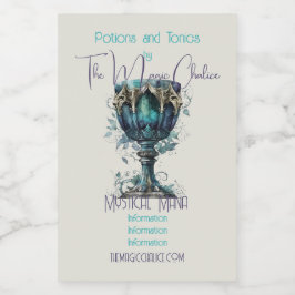 Rótulo Para Comida Crie seu próprio cálice verde