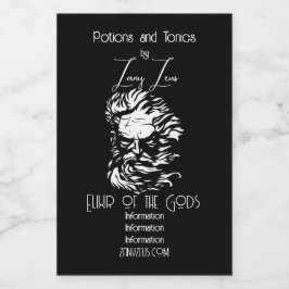 Rótulo Para Comida Crie seu próprio chefe de Zeus