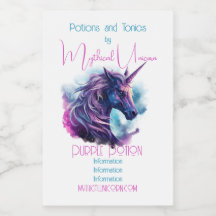 Crie Seu Próprio Unicórnio Roxo Mitológico