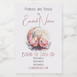 Rótulo Para Comida Crie sua própria lua rosa