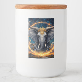 Rótulo Para Comida Crowned Guardian of the Celestial Gate the elefant